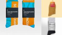 1872+ Sock Packaging Mockup Include TIFF