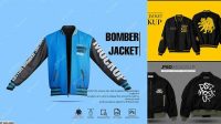 1875+ Mockup Bomber Jacket Psd Stylish PSD for Free