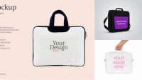 1880+ Laptop Bag Mockup Free Customizable Design Files