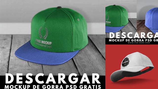 1880+ Mockup Gorra Free Mockup Templates