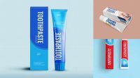 1881+ Toothpaste Mockup Psd Free Smart Layer PSD