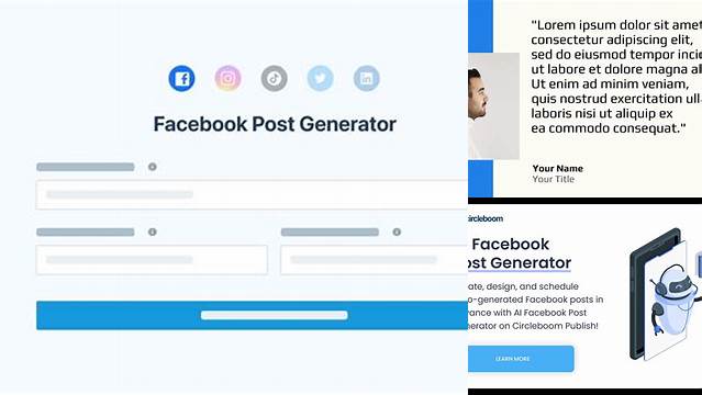 1882+ Facebook Post Generator Free Download Free