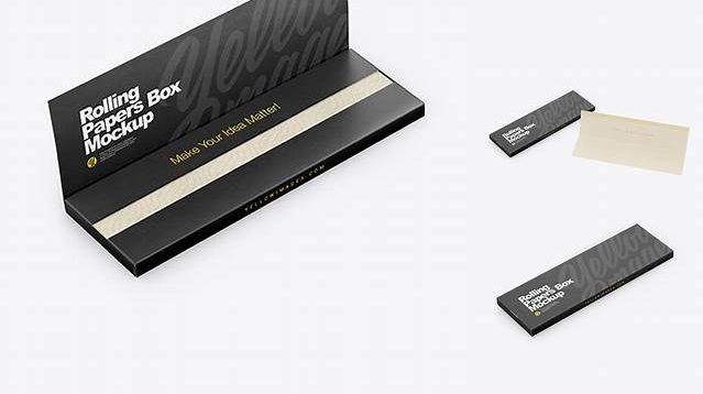 1883+ Rolling Paper Box Mockup PSD Free Download