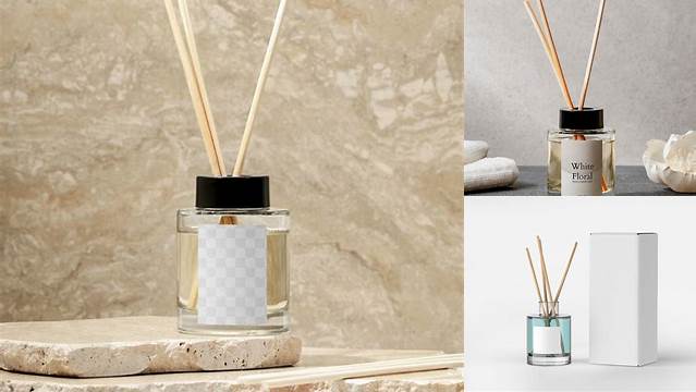 1885+ Reed Diffuser Mockup Free Smart PNG Image