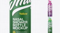 1887+ Nasal Shower Matte Bottle PSD Mockup Download Free Premium Design PSD