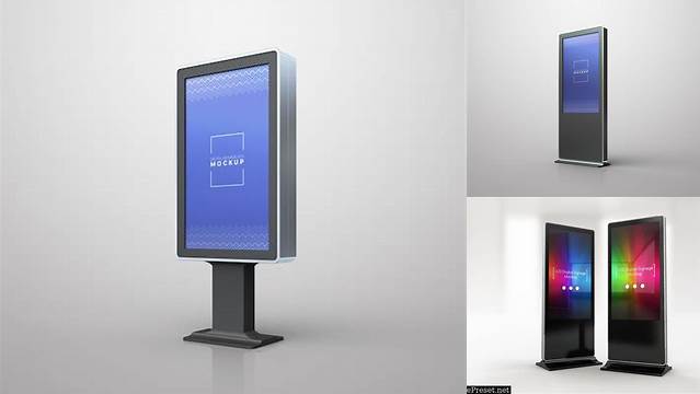 1891+ Digital Signage Mockup Hight Resolution