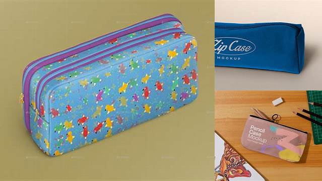 1894+ Pencil Case Mockup Include TIFF