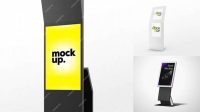 1897+ Kiosk Mockup Free Easy Editable