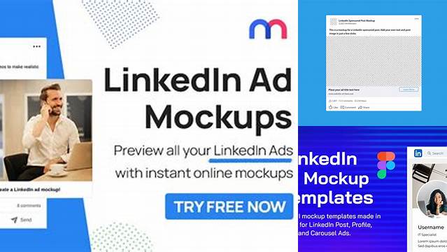 1898+ Linkedin Ad Mockup Free Easy Editable