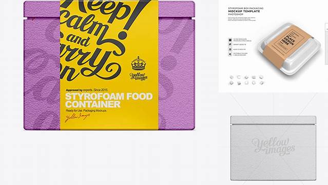 1898+ Styrofoam Box Mockup Include TIFF