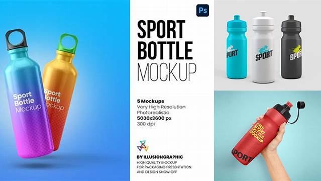 1899+ Sport Bottle Mockup Free Modern PSD Templates