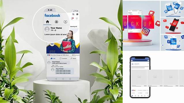 1900+ Facebook Carousel Ad Mockup Include TIFF