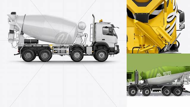 1900+ Mixer Truck Mockup Free Download PSD Now