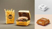 1903+ Mockup Burger Customizable Design Files