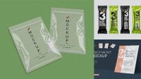 1907+ Sachet PSD Mockup Professional Graphic PSD Download