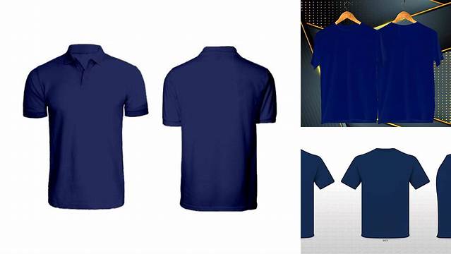 1908+ Mockup Kaos Polos Biru Dongker Editable Photoshop File