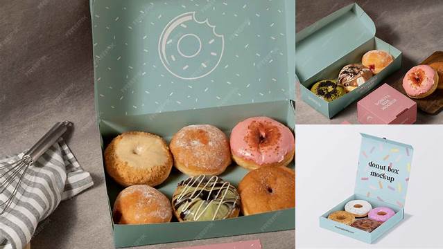 1911+ Donut Box Mockup Easy to Use PSD