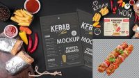 1911+ Mockup Kebab High-Resolution PSD Download