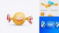 1918+ Candy PSD Mockup Half Side View Fully Layered PSD Freebie