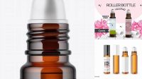 1921+ 10ml Roller Bottle Mockup Easy-to-Edit Photoshop Freebie