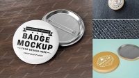 1921+ Badge Mockup Free Exclusive Free PSD Mockups