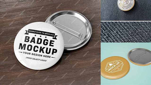 1921+ Badge Mockup Free Exclusive Free PSD Mockups