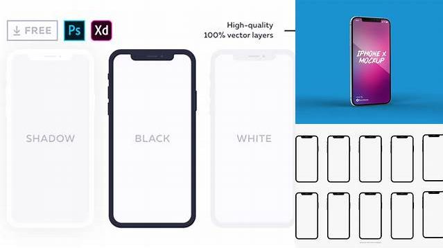 1932+ Adobe Xd Iphone Mockup Fully Editable PSD Template