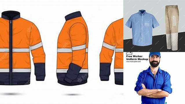 1932+ Worker Uniform Mockup PSD Download