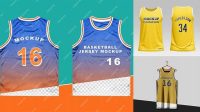 1934+ Basketball Jersey Mockup Psd Fully Customizable Photoshop Freebie