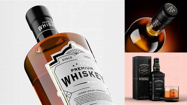 1937+ Whisky Bottle Mockup Free Best for Showcase