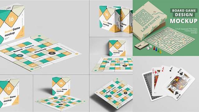 1939+ Board Game Free Mockup PSD Free Download