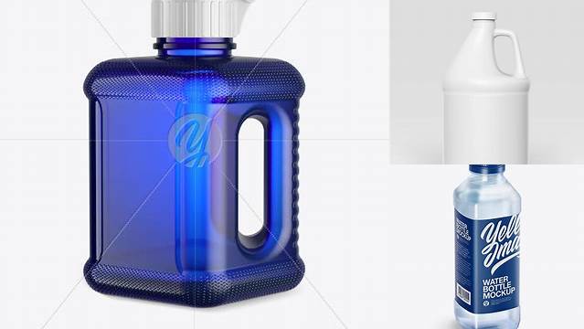 1939+ Jug with Water PSD Mockup Half Side View Custom PSD Mockup Template