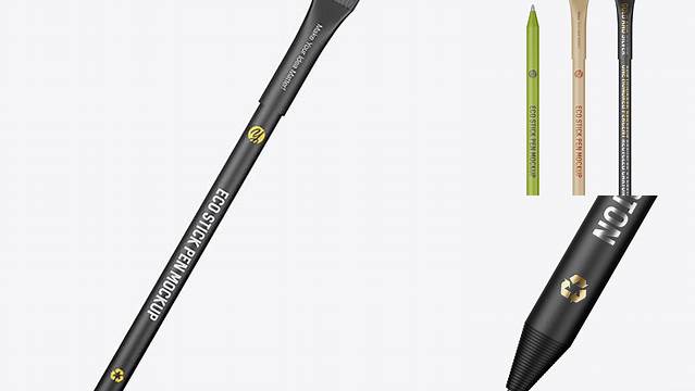 1942+ Eco Stick Pen PSD Mockup Front View Premium Free Mockup PSD