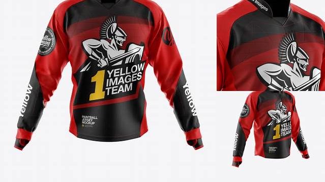 1942+ Paintball Jersey PSD Mockup High-Quality Digital Mockup Resource