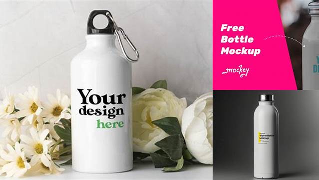 1944+ Aluminium Bottle Mockup Free Digital Download