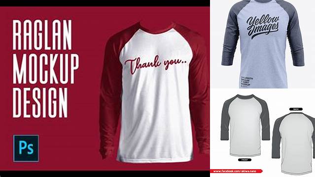 1944+ Mockup Kaos Raglan Cdr Download Premium Free PSD