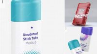 1945+ Deodorant Stick Mockup Free Premium Design Freebie