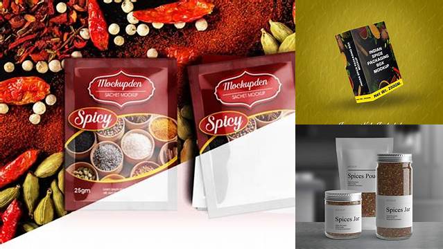 1962+ Spices Packaging Mockup Layered PSD File Free Download