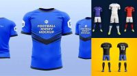 1964+ Football Kit Mockup Psd Free Download Free PSD