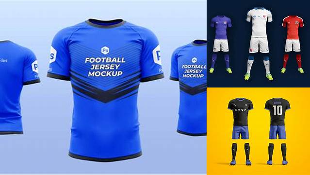 1964+ Football Kit Mockup Psd Free Download Free PSD