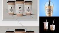 1966+ Milk Tea Mockup Free High-End PSD Download