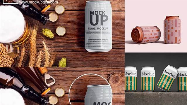 1979+ Koozie Mockup Professional PSD Mockup