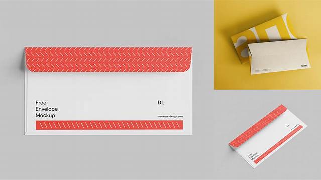 1981+ Dl Envelope Mockup Creative Design File