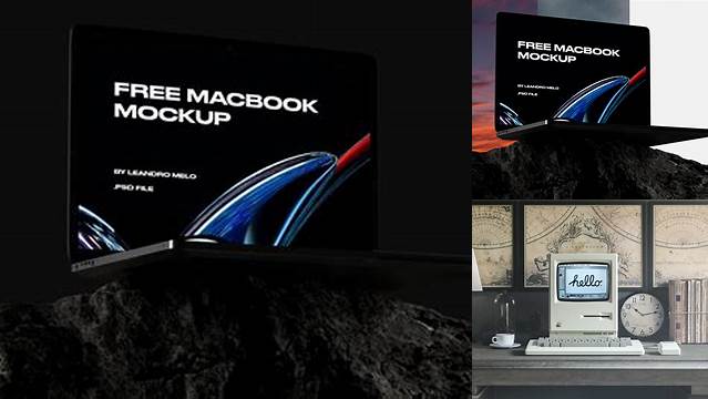 1984+ Macbook Mockup Xd Customizable PSD Templates