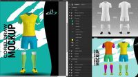 1991+ Mockups Uniformes De Futbol Smart PNG Image