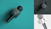 1992+ Microphone Mockup Free Free Graphic Mockup PSD