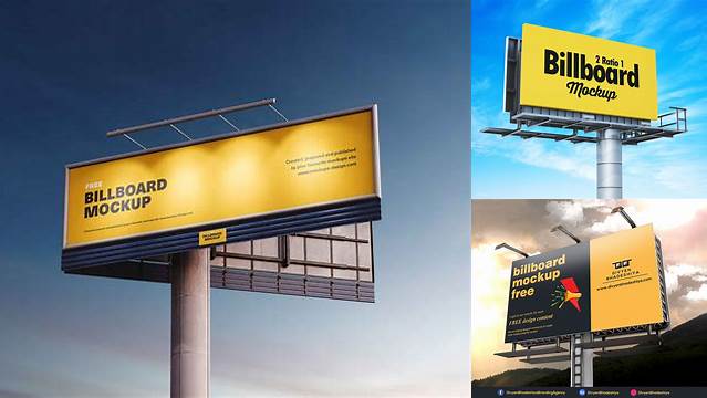 1995+ Mockup Billboard Free Easy to Use PSD