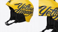 1995+ Ski Helmet PSD Mockup Left Half Side View Digital Photoshop Free Mockup