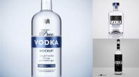 1998+ Vodka Bottle PSD Mockup Download Free