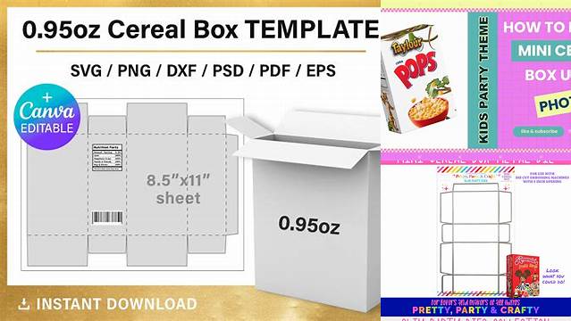 200+ Cereal Box Template Photoshop Include TIFF